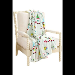 Kringle Express 60" x 80" Oversized Printed Whimsical Throw Gnomes